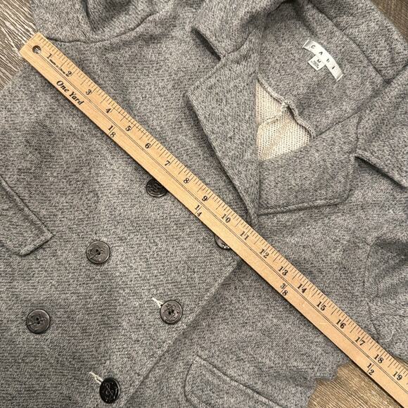 CAbi Women's Shrunken Peacoat Heather Gray Size M - Picture 6 of 8